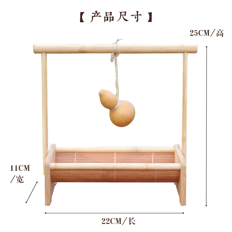 Fulu Portable Gourd Chinese Ceramic Dried Fruit Box Dried Fruit Basket Tea Snacks Melon Seeds Snacks Small Basket Around the Stove to Make Tea