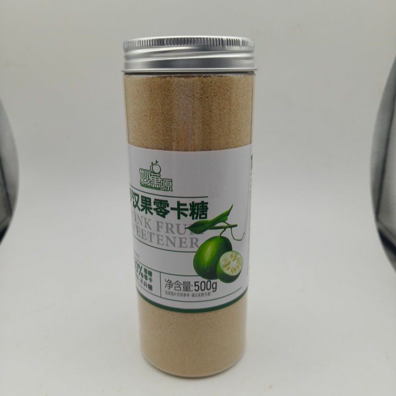 Monk Fruit Sugar Erythritol Guangxi Natural Sugar Substitute Food Grade Sugar Substitute 0 Calorie Sugar Coffee Mate 500g
