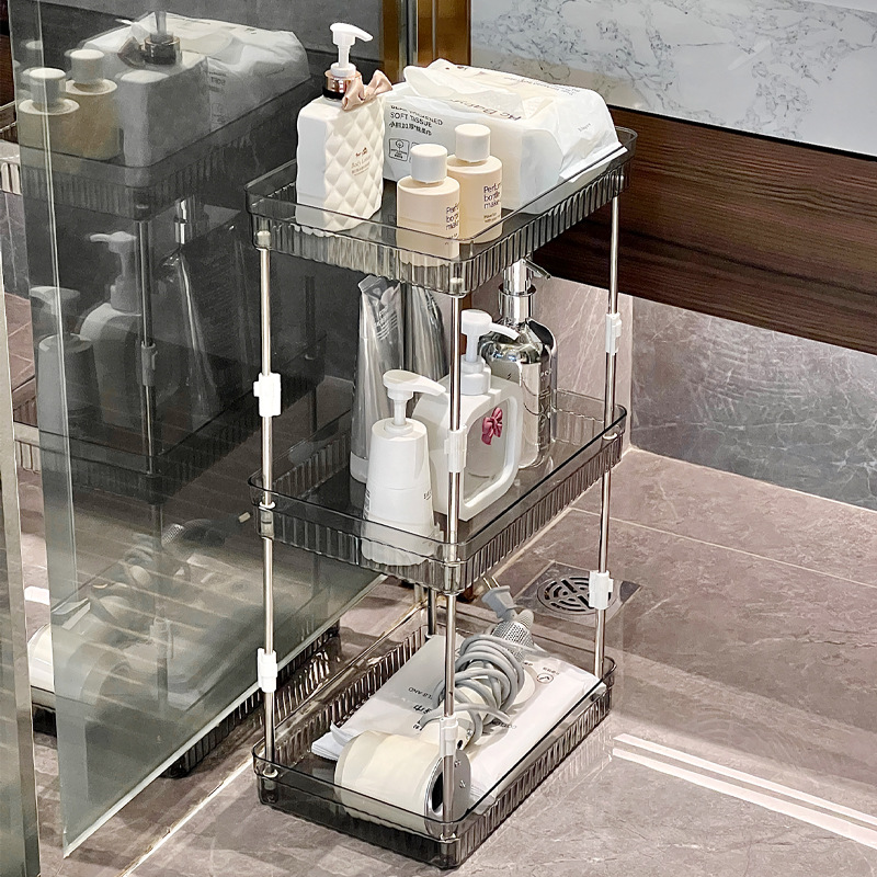 Desktop Storage Perfume Light Luxury Dressing Table Makeup Storage Rack Storage Box Cosmetics Display Rack