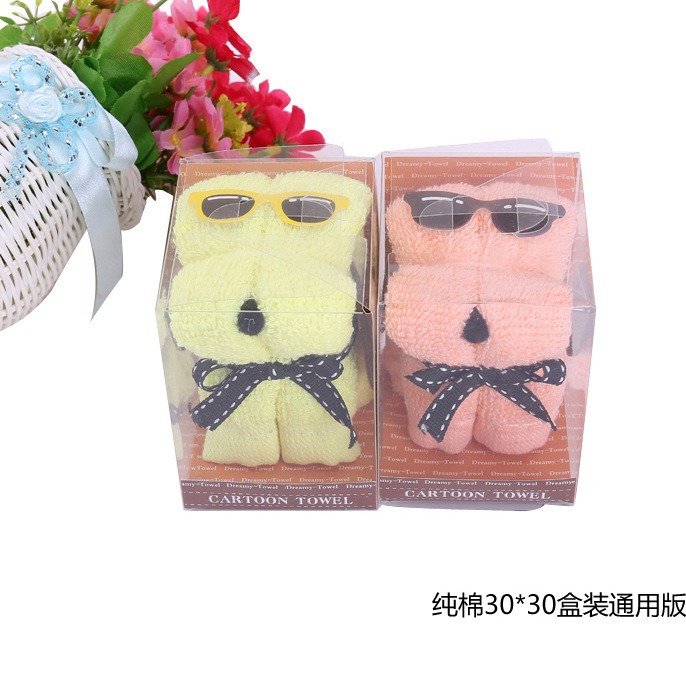 Creative gifts wedding towel return gift modeling Puppy cake towel gift wedding festival company activities