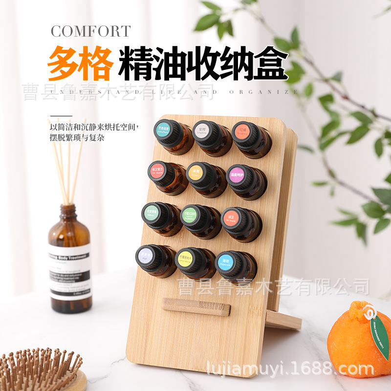 В наличии, подставка для эфирных масел Doterra, 12 ячеек, настольная, из бамбука