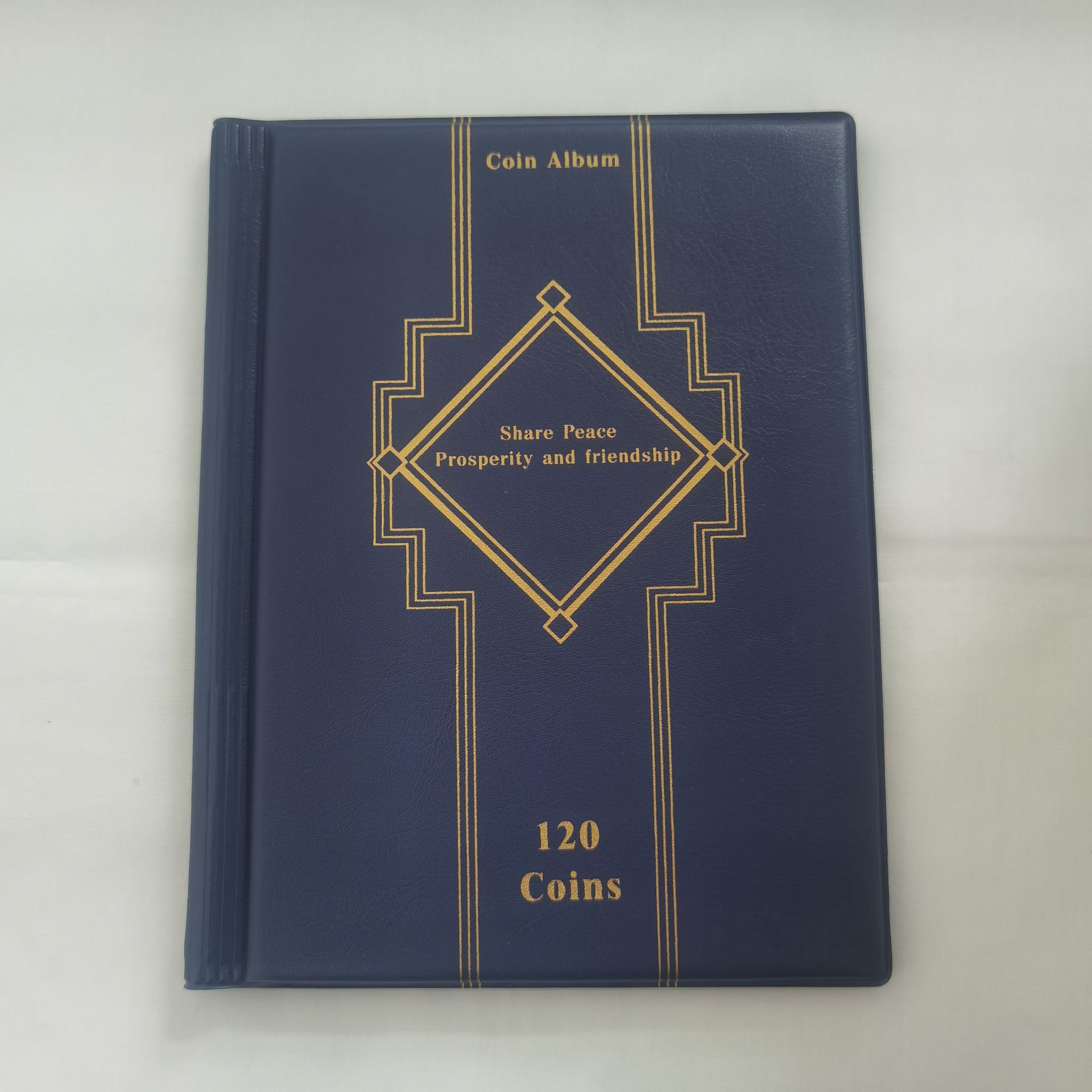 120 Large Grid Coin Collection Book Coin Collection Book Stamp Collection Ancient Coin Collection Pvc English Version