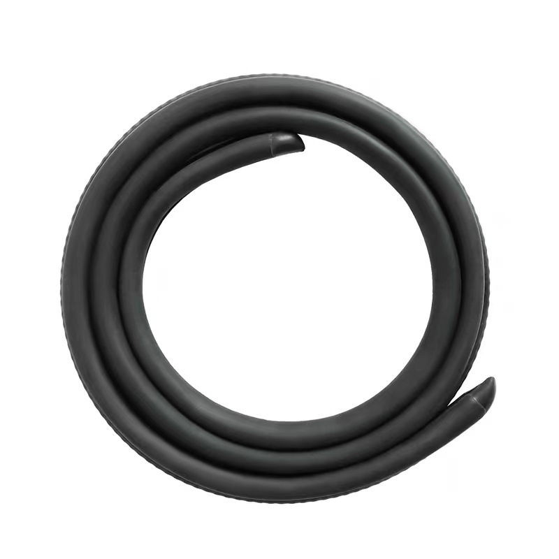 Automobile sealing strip door crack dust-proof sound insulation strip steel strip B- pillar card slot anti-collision strip paste automobile rubber strip