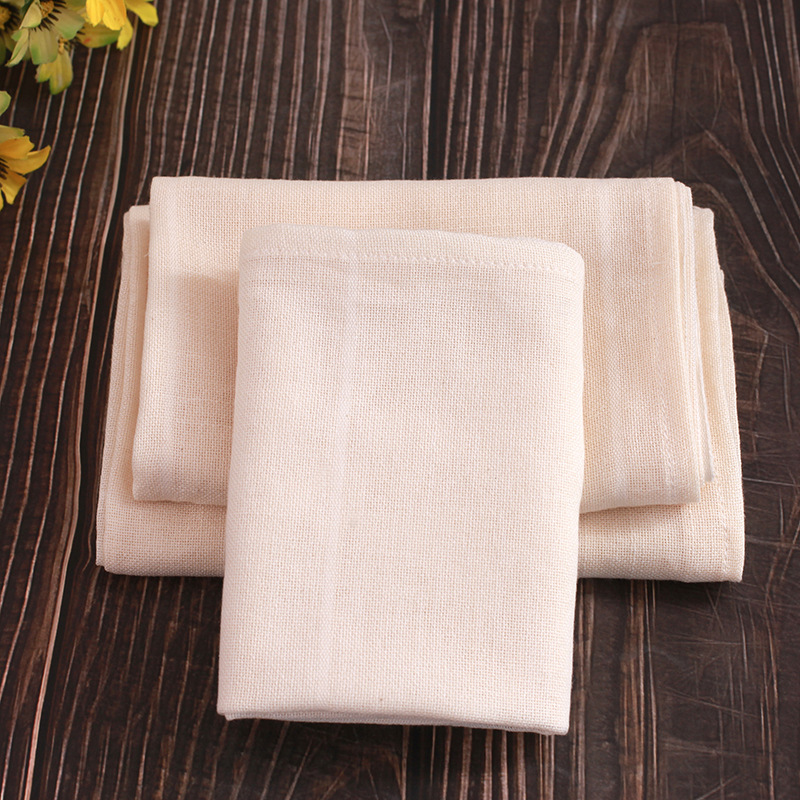 Factory Wholesale Combined Cotton Gauze Finished Tofu Cloth Soy Milk Filter Cloth Bean Bag Cloth Thousand Pieces of Cloth Bean Dregs Cloth Cover Cloth