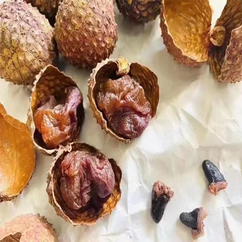 500g of New Lychee Dried Fruit from Guangxi, 25 Years Old, with Thin Shells, Thick Flesh, Small Seeds, Sweet and Glutinous Lychee Dried Fruit