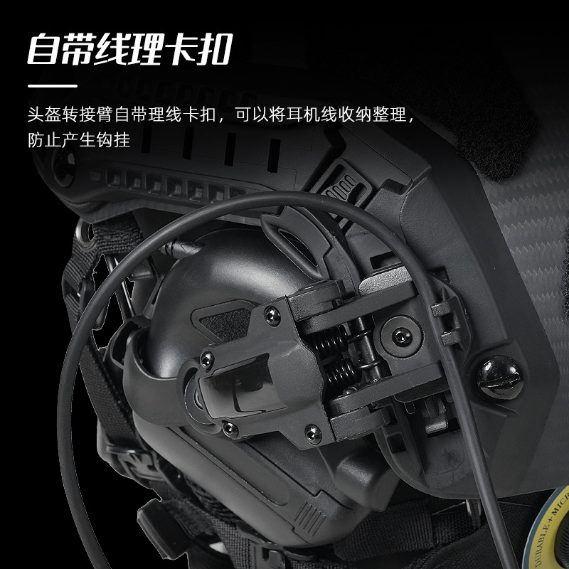 Sound Pickup and Noise Reduction Tactical Headphones, Head-Mounted Shooting Hearing Protection Earmuffs, Cross-Border Hot Sales in Places with Strong Noise