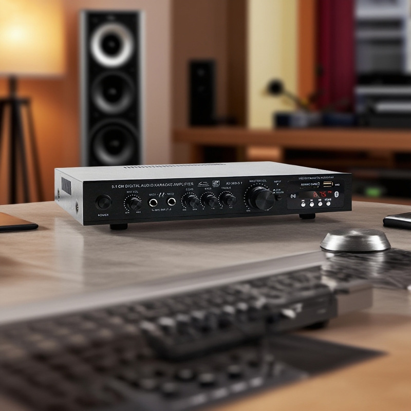 Av-369Bt Dagong 5.1 Channel Super Bass Stage Home Theater Bluetooth Radio Amplifier Wholesale