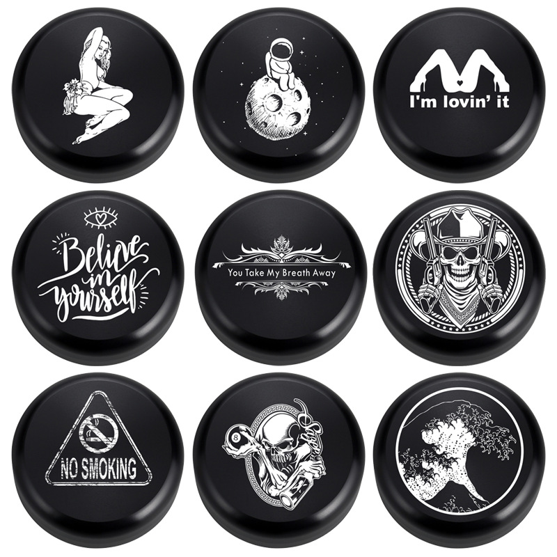 Герметичный влагозащитный небольшой контейнер, алюминиевый сплав, портативный мини-резервуар, круглая черная банка для табака, оптовая продажа