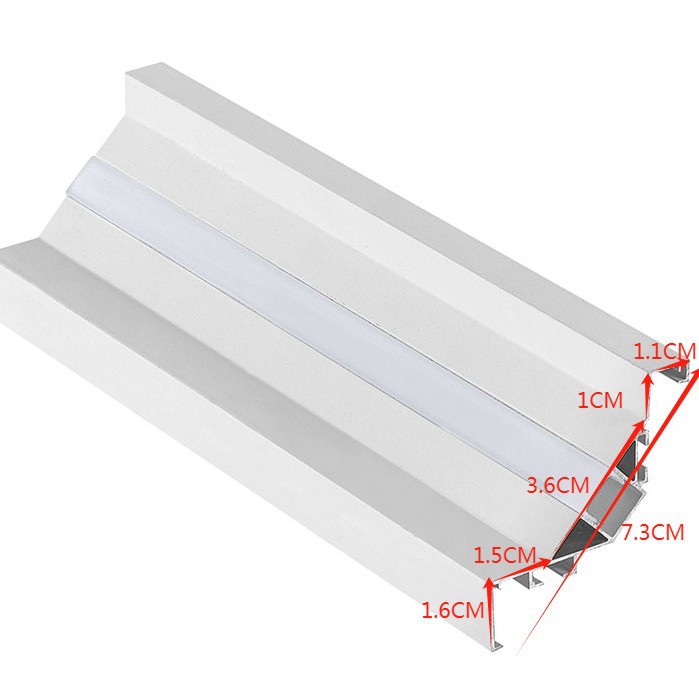 Honeycomb panel secondary aluminum beam integrated ceiling living room dining room dust-free curved surface inclined luminous aluminum beam