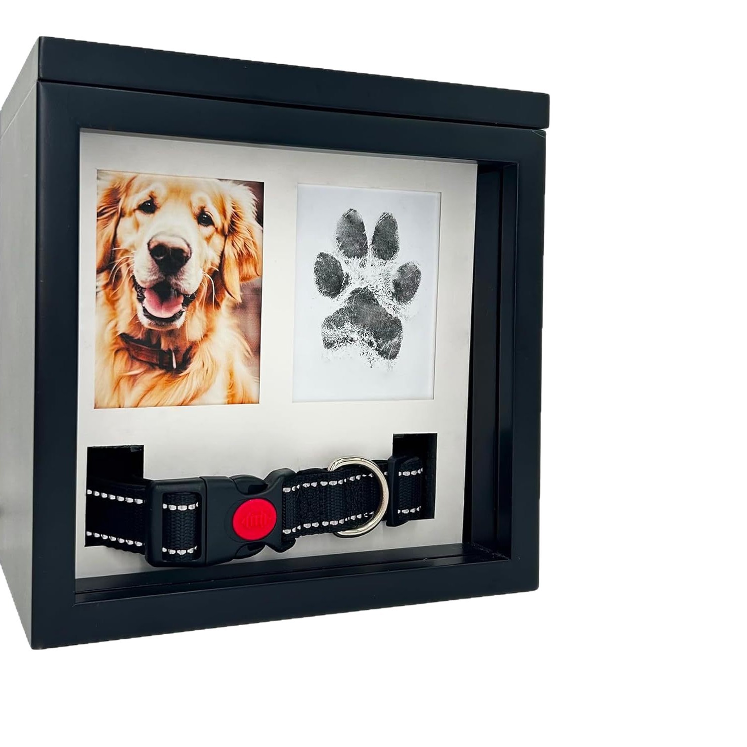 Cross-Border Pet Urn, Puppy and Cat Memorial Box, Dog and Kitten Pet Funeral Box with Photo Frame, Pet Memorial