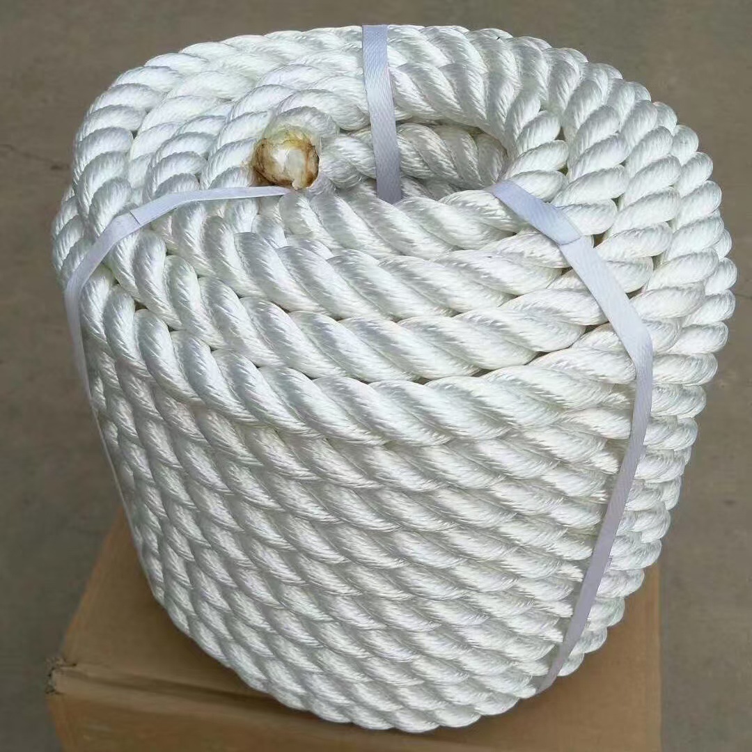 Nylon Rope, Boat Cable, Yacht Special Rope, Three-Strand Braided Rope, Polyester Rope, Industrial Rope, Boat Cable, Polypropylene Rope