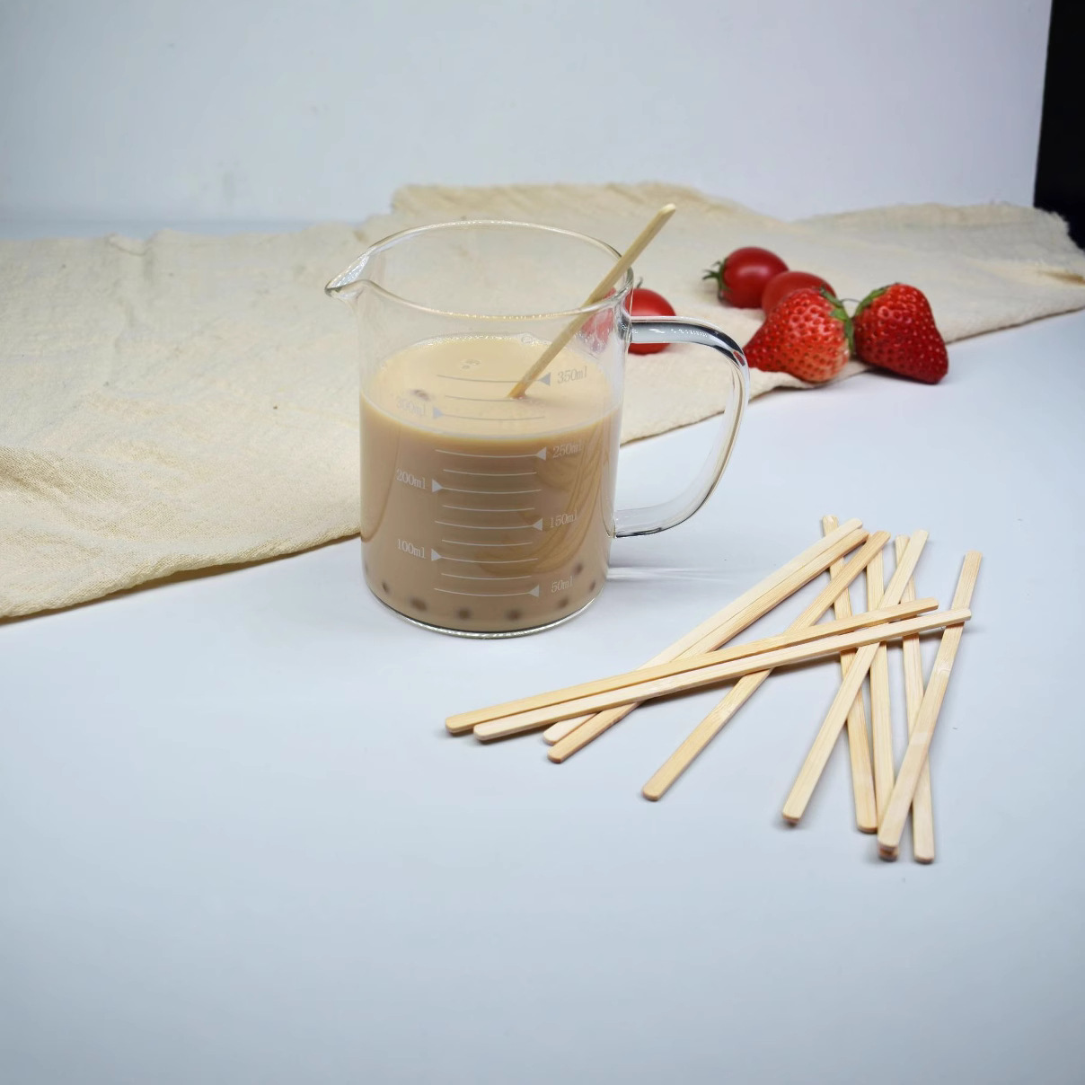 Disposable coffee stick wholesale 100 wooden mixing stick milk tea beverage hot drink mixing stick 500