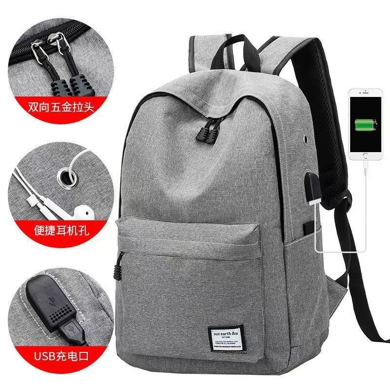 Computer Backpack Large Capacity Men and Women Korean Style Travel Backpack College Style Fashion Business Backpack Casual Bag Wholesale