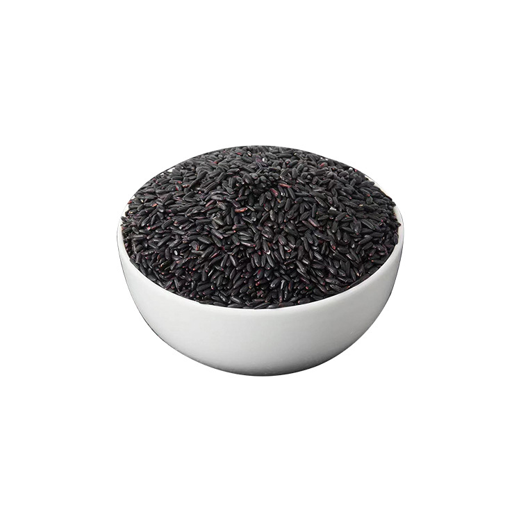 Low-Temperature Roasted Black Rice Grains for Grinding, Freshly Ground Soy Milk Coarse Grains, Black Rice Porridge, Black Fragrant Rice, High-Fiber