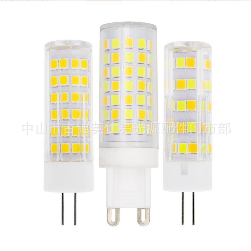 LED lamp bead G4 G9 light source ceramic 85-265vled corn lamp meter bulb wide pressure light source 7w9w12w