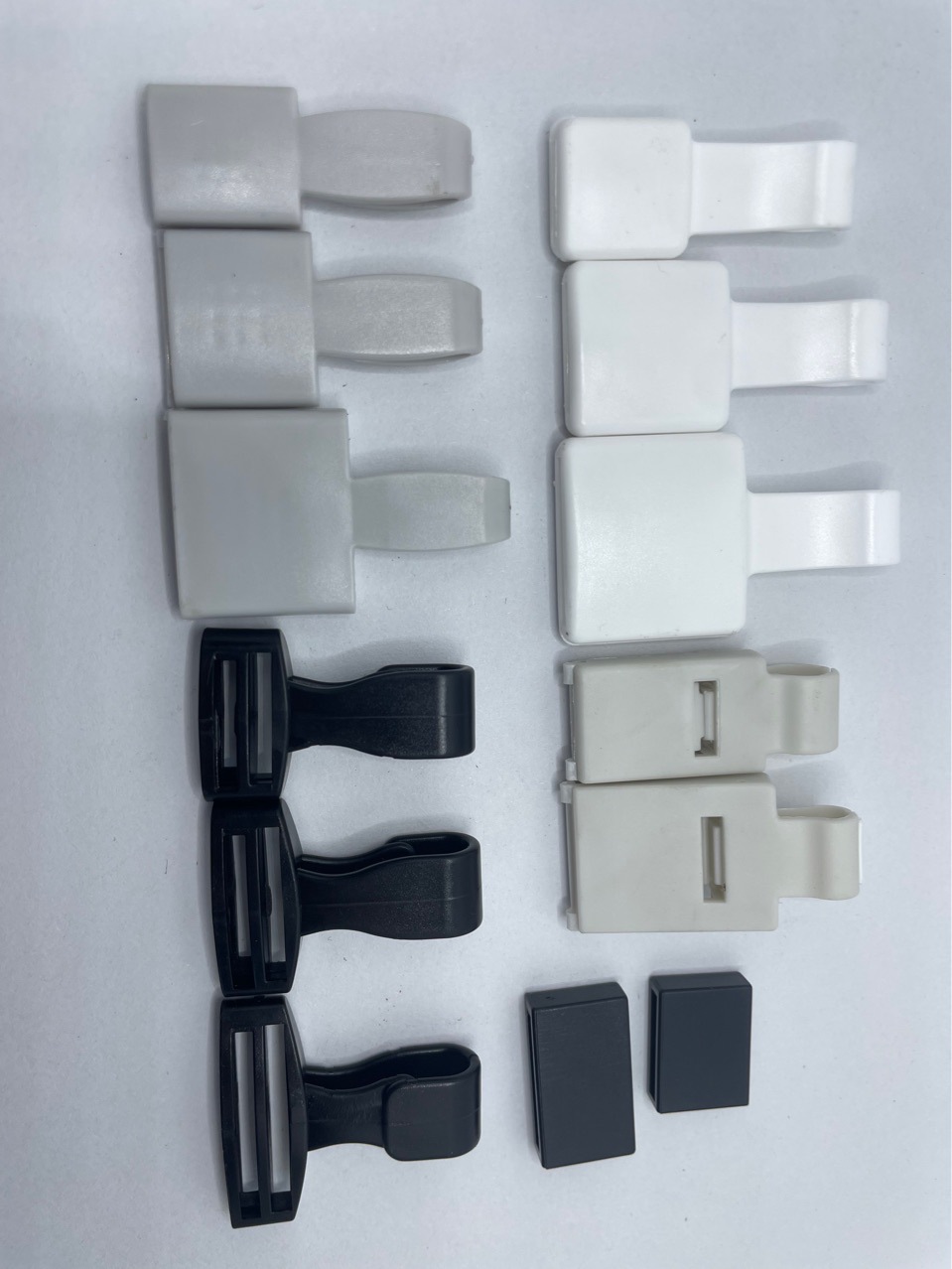 1.0cm 1.5cm Plastic Integrated Buckle Lanyard Brand Buckle Exhibition Certificate Industry Card Rope Buckle Elite Hook Buckle pom