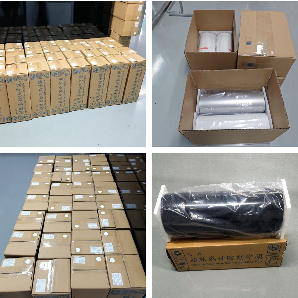 High Elastic 3D Stereo Silicone Lettering Film Logo Heat Transfer Film Silicone Vinyl Material Washable Customization