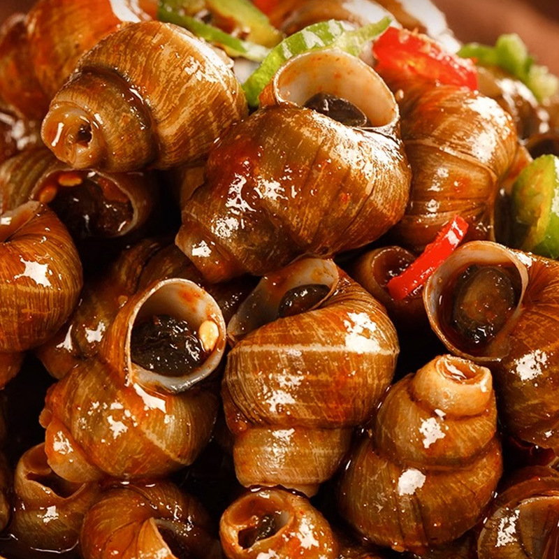Catching cat fish spicy spicy suo snail 168g open bag ready-to-eat cooked net red leisure snacks wholesale wine dishes