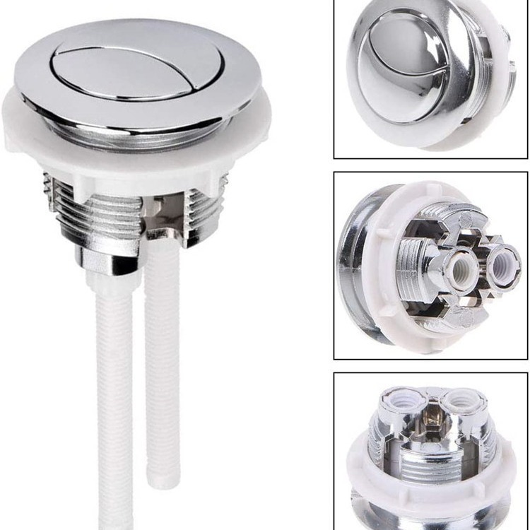 Cross-border toilet tank button 38mm double button switch round valve stem button water-saving toilet toilet accessories