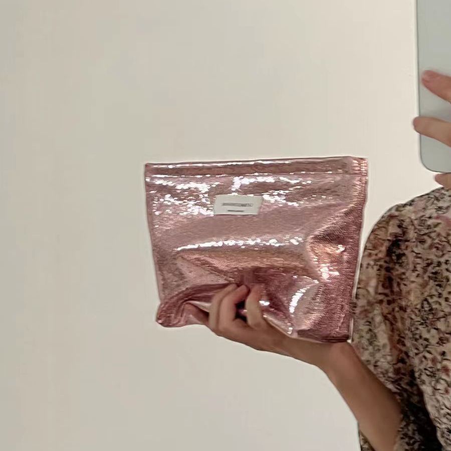 Flash Clutch Bag Original New Cosmetic Bag Large Capacity Toiletry Bag Outgoing Storage Bag Simple Portable Bag