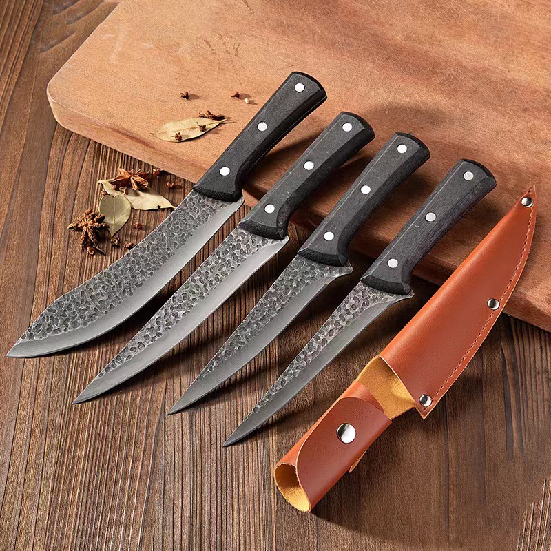 Нож для мяса ручной работы Longquan, нож для разделки крупного рогатого скота, свиней и овец, специальный нож для нарезки мяса