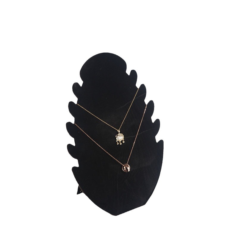 Zhiyu Paper Flame Shape Necklace Stand Jewelry Stand Necklace Display Stand Jewelry Display Stand Earring Board