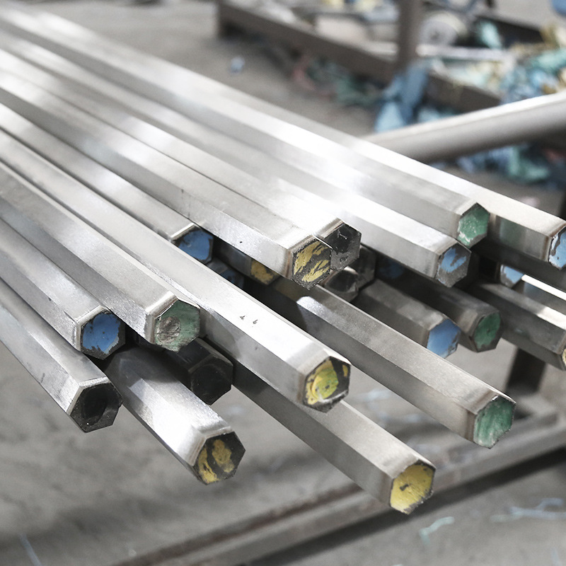 304/316L/201 Stainless Steel Solid Hexagonal Square Rod Hexagonal Steel Rod Hexagonal Steel Rod Hexagonal Rod Zero Cutting