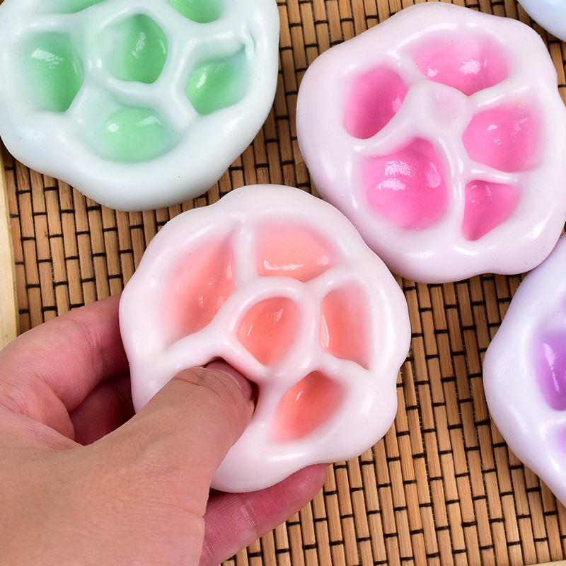 Ice Skin Glutinous Rice Pinch Music Hand-made Ball Dafu Fluid Pinch Decompression Toy Shaping Slow Rebound Toy
