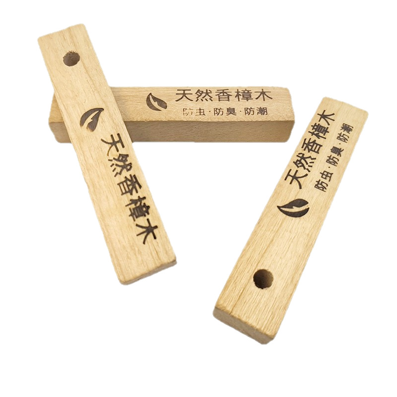 Natural Camphor Wood Camphor Balls Wardrobe Mildew-Proof, Insect-Proof, Cockroach-Proof Hanging Sachet Camphor Wood Strips Household Non-Toxic