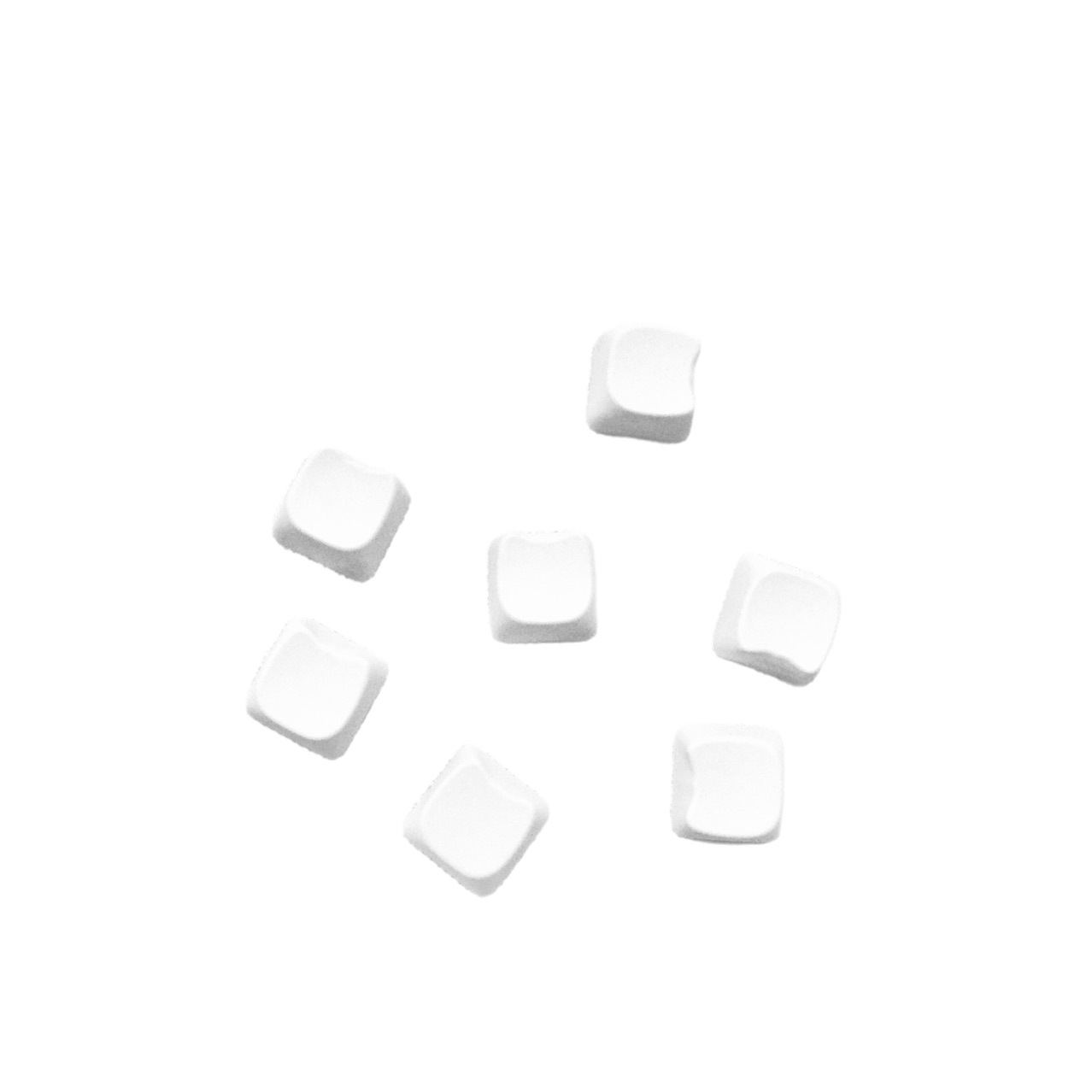 Cross-border white material 1U key cap customized mechanical keyboard key cap cute animal key cap