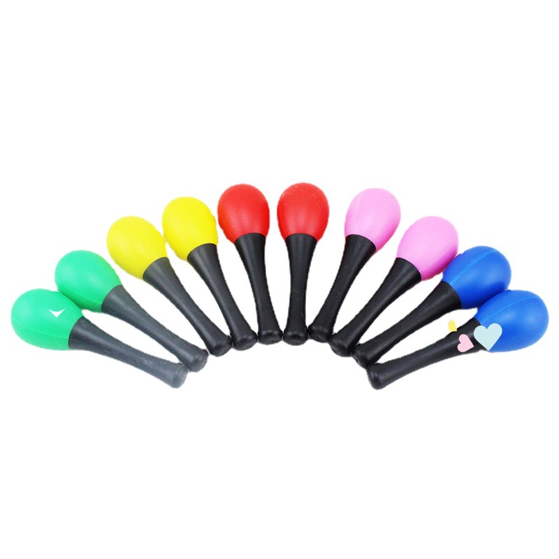 Sand Hammer Baby Infant Early Education Plastic Musical Instrument Maracas Kidsren's Rattle Grasping Tracking and Listening Training Teaching Aids