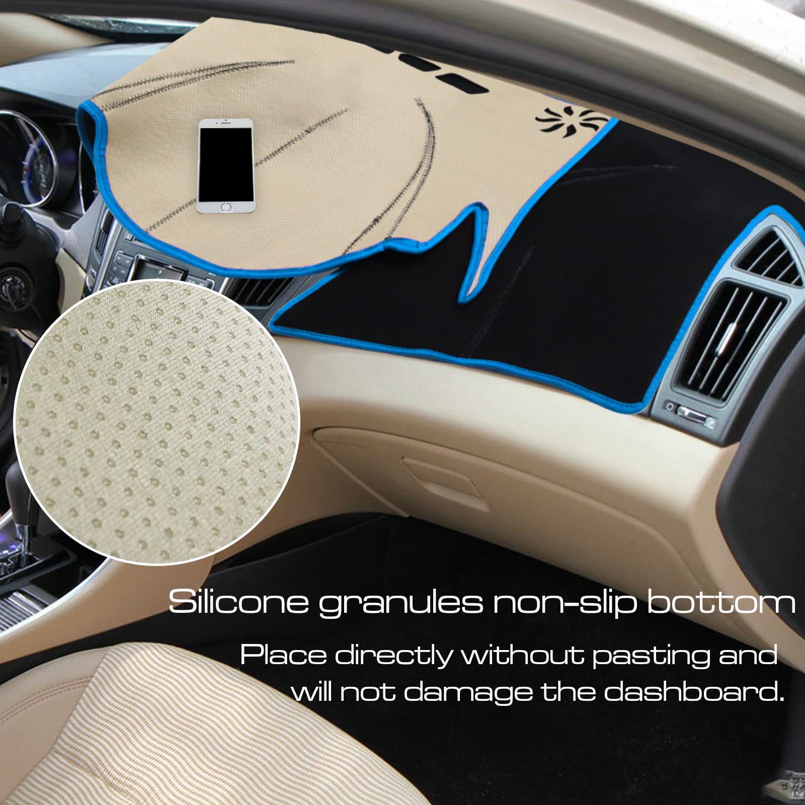 Support cross-border application of Toyota RAV4 2019-2020 RHD car interior sunshade instrument panel light-shielding pad