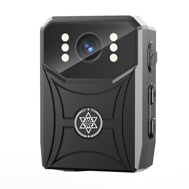 Law enforcement recorder HD infrared night vision small security portable portable chest wear 4K screen recording instrument