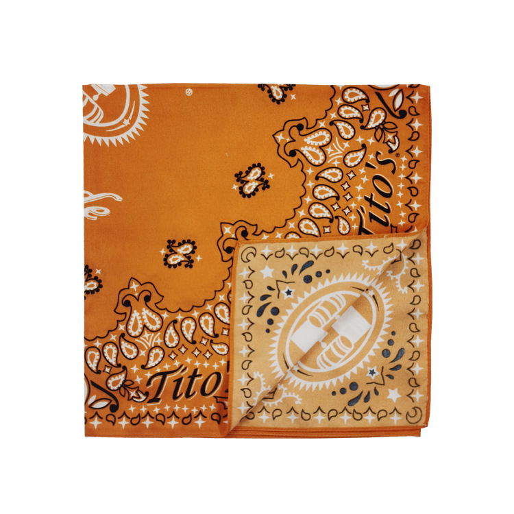 Keding logo turban factory professional printing high quality environmental protection digital printing polyester digital printing turban