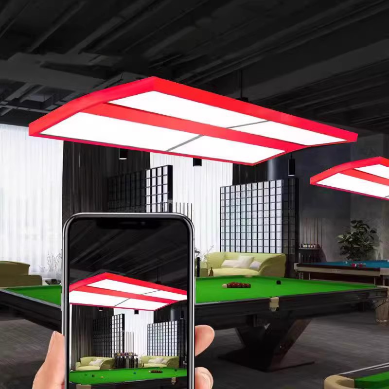 Led Billiard Table Lamp Chandelier American Black Eight Snooker Eye Protection Billiard Hall Special Shadowless Billiard Table Lamp