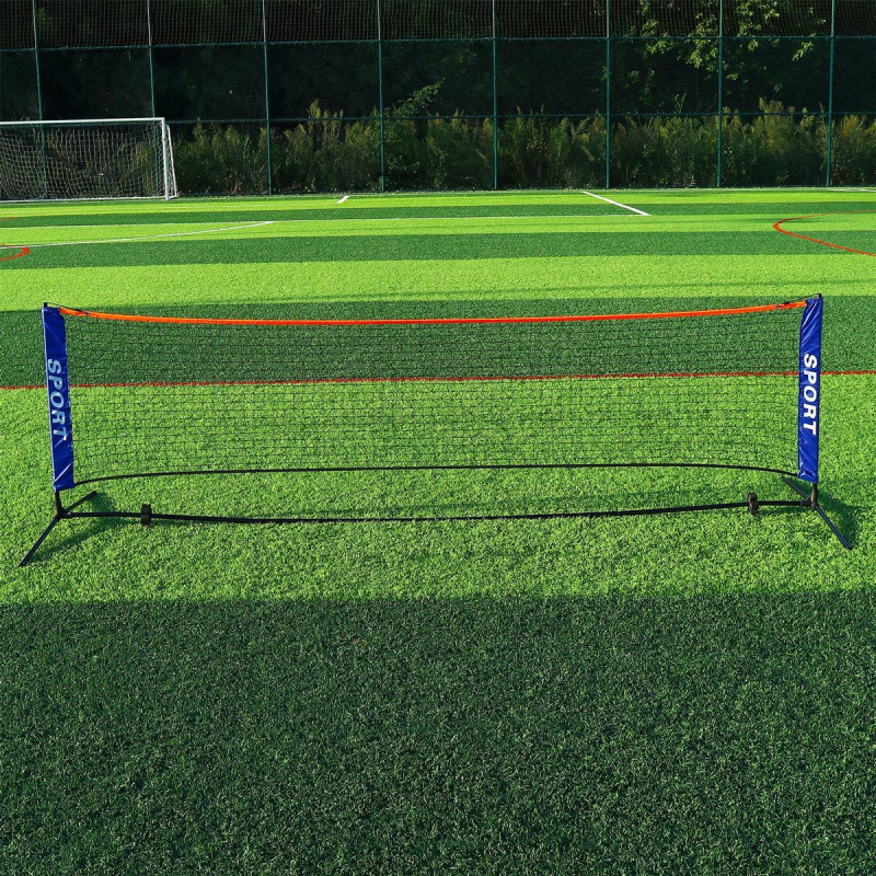 Outdoor Portable Badminton Net Frame 3m / 4m / 5m / 6m Foldable Mobile Standard Competition Badminton Net