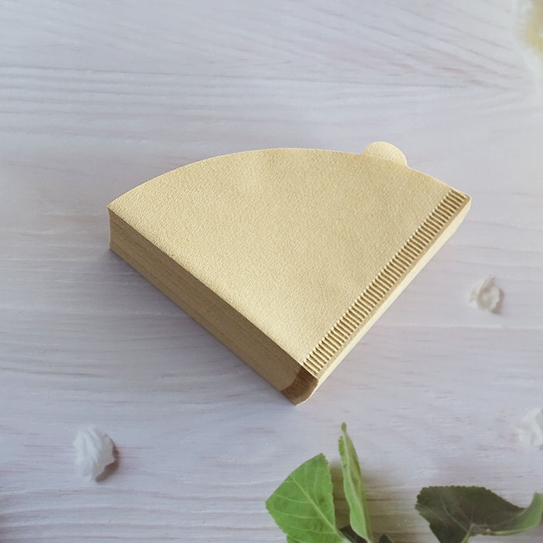 Mocha pot round filter paper cone coffee filter paper hanging ear filter bag hand punch V60 filter cup coffee machine drip filter screen