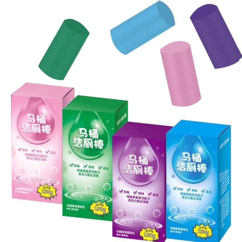 New Deodorizing Toilet Cleaning Stick Toilet Blue Bubble Descaling Toilet Bathroom Automatic Artifact Powerful Odor Removal Fragrance