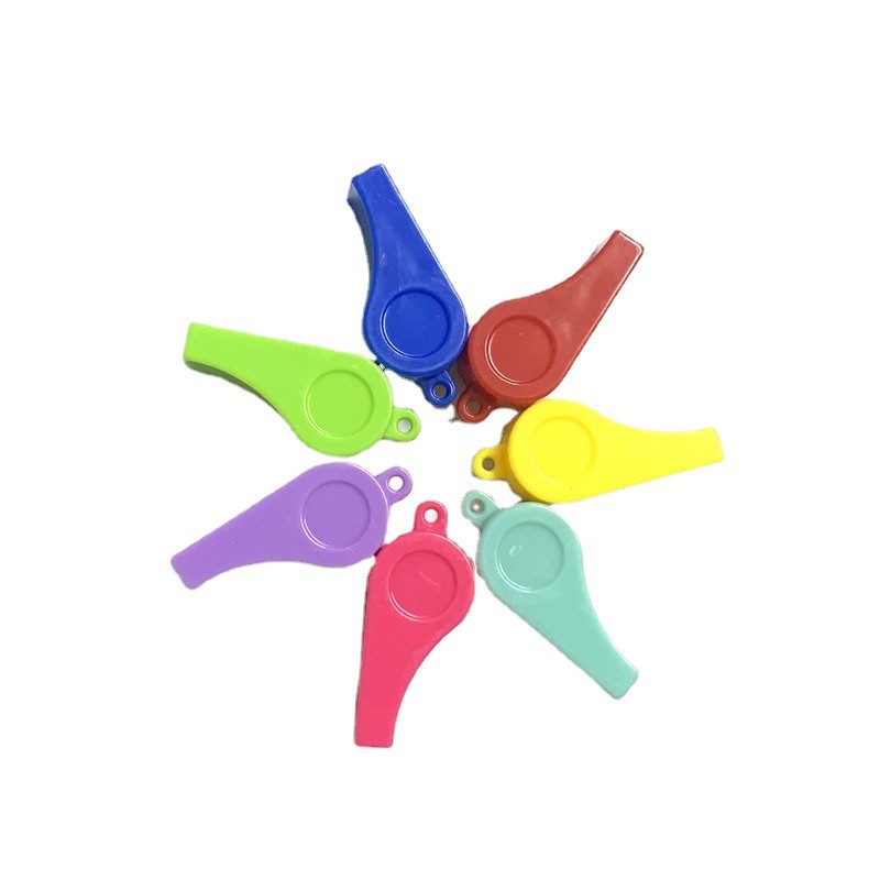 Colorful plastic whistle football whistle evening games cheer props atmosphere whistle manufacturers in stock batch