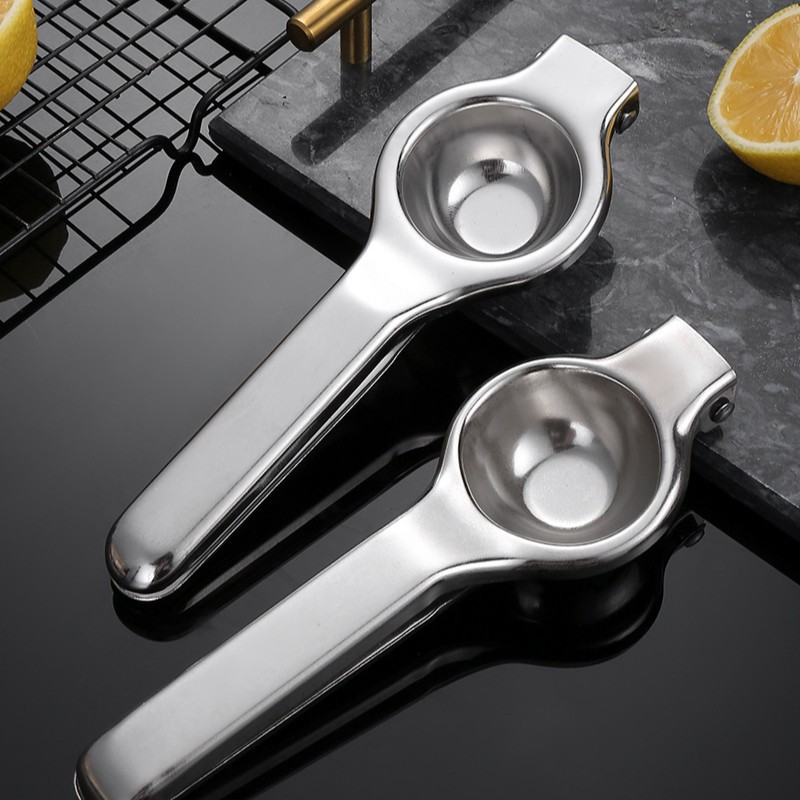 Cross-Border Manual Juicer Wholesale Fruit Juicer Kitchen Household Stainless Steel Lemon Clip Juicer Artifact