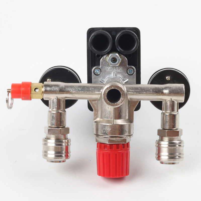 Air compressor air pump accessories Bama bracket automatic pressure control switch assembly German European export cross-border valve