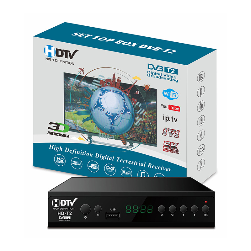 T2 Dedicated Machine, Popular Set-Top Box, High-Definition Signal Reception, Stable Decoding, Supports Wireless Wifi