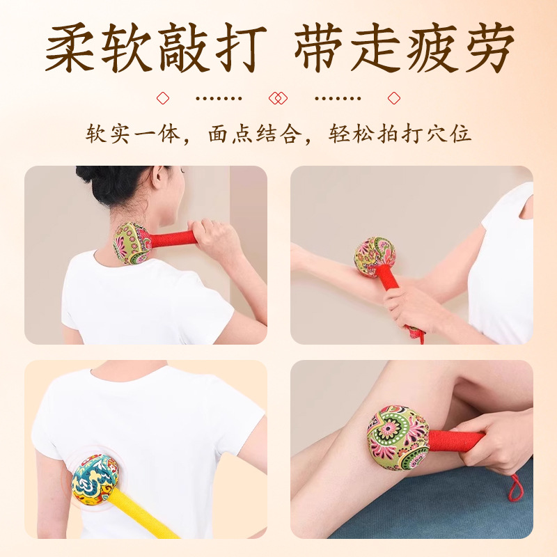 Wholesale Mugwort Hammer Health Hammer Custom DIY Household Handheld Massage Hammer Meridian Tapping Hammer Full Body Tapping