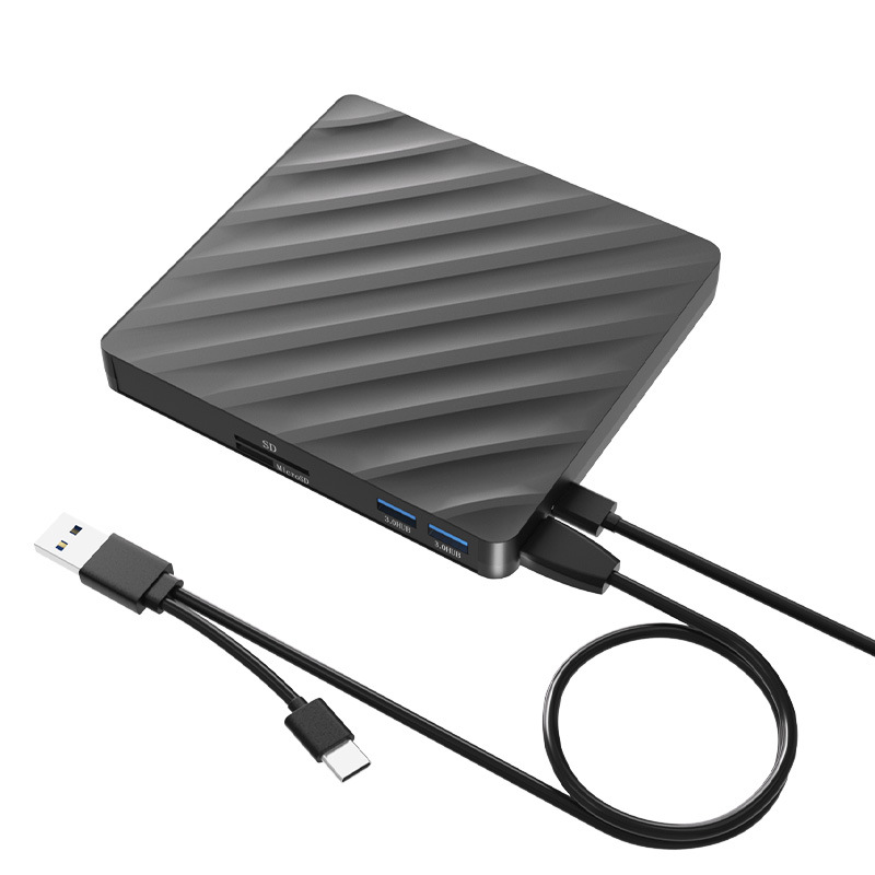 6-in-1 MultifunCtional External USB Driver Neutral Laptop CD Burner TYPE-C Burner