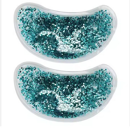 Summer Glitter Sequin Gel Hot and Cold Compress Eye Mask Physical Cooling Soothing Eye Cooling Eye Patch