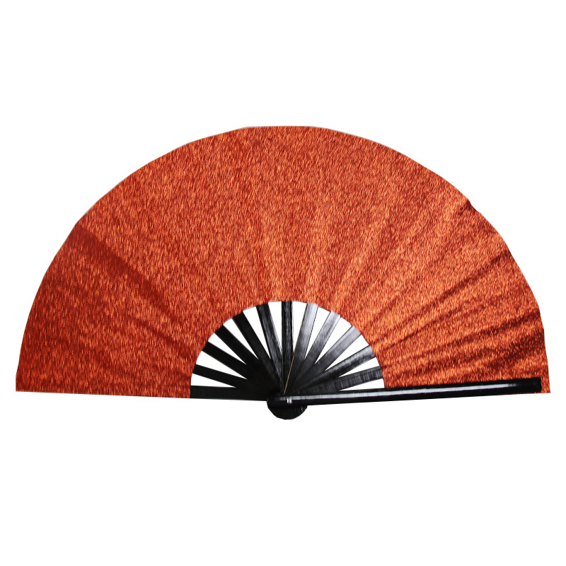 33cm Kung Fu Fan Uv Fan Bamboo Bone Digital Printing Fluorescent Fan Source Factory Direct Sales Amazon Thin Style