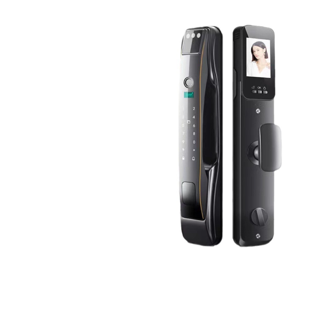 New 3D Face Recognition Fully Automatic Fingerprint Lock Home Smart Lock Visual Cat Eye Monitoring Anti-theft Door PassworD Lock