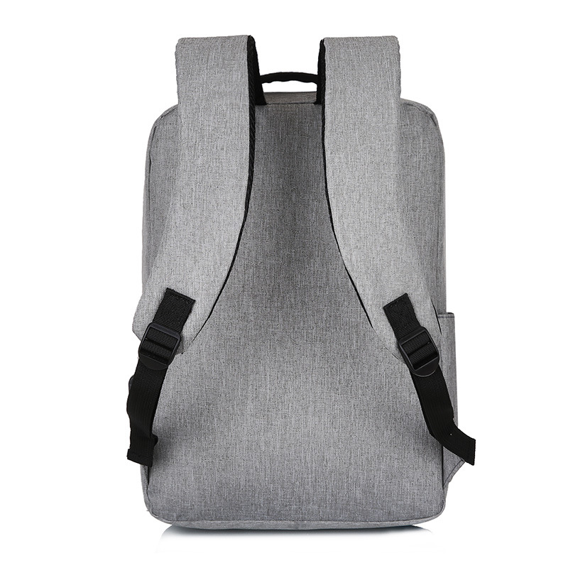 Backpack Solid Color Cross-Border Men's Business Casual Backpack Multi-Functional Business Trip Commuter Laptop Backpack
