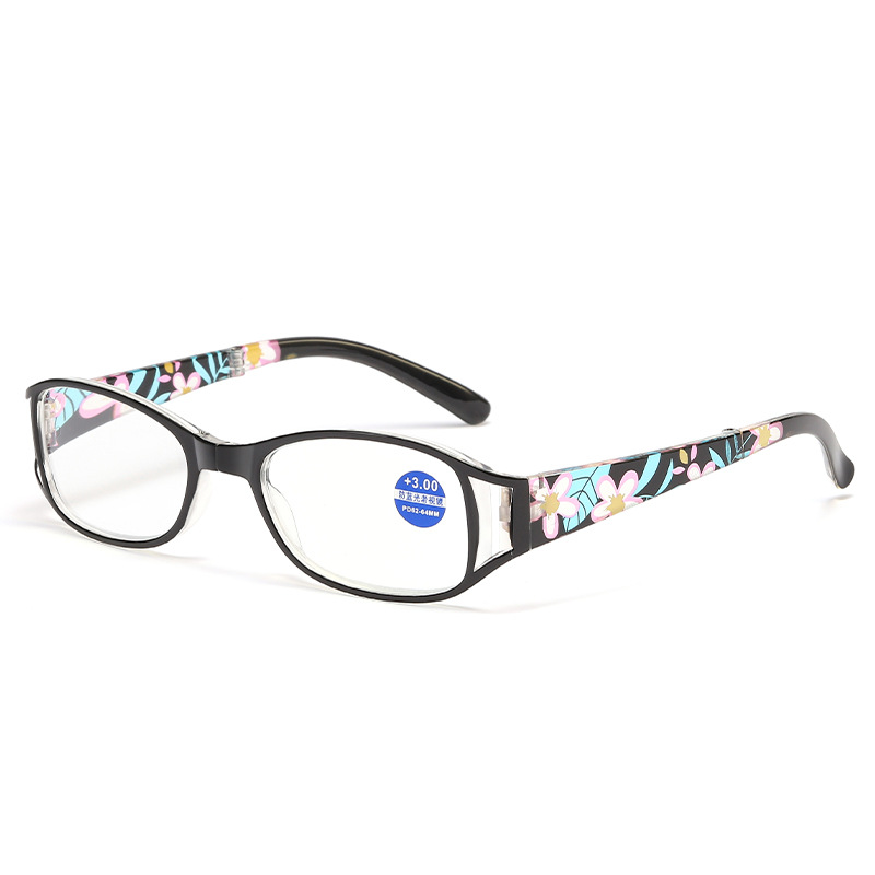 New folding reading glasses men and women anti-blue light stall glasses floral portable reading glasses reading glasses wholesale