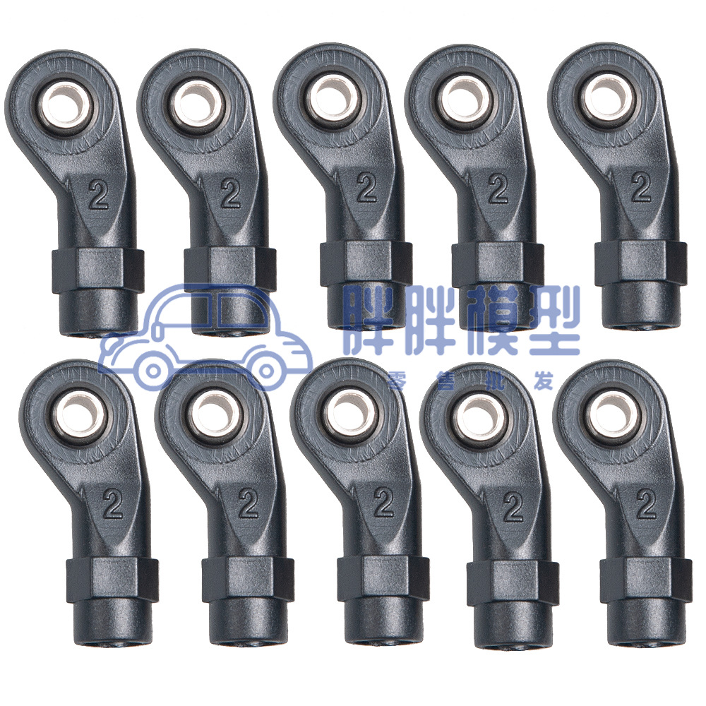 1/10 Artificial Model Climbing Car SCX10 TRX4 Nylon Ball Head M4 Plastic Ball Head Front and Back Teeth